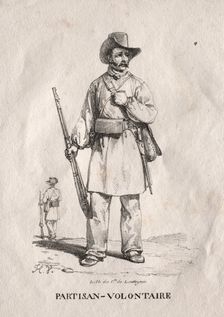 Voluntary Partisan, 1822. Creator: Horace Vernet (French, 1789-1863)