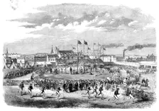 Volunteer games at Liverpool, 1862. Creator: Unknown