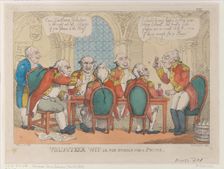 Volunteer Wit or Not Enough for a Prime, May 21, 1808., May 21, 1808. Creator: Thomas Rowlandson