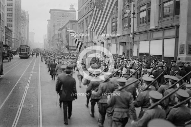 Volunteers, New York, 1917 and 1918. Creator: Bain News Service.