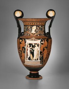 Volute Krater (Mixing Bowl), About 340 BCE. Creator: Painter of Copenhagen 4223