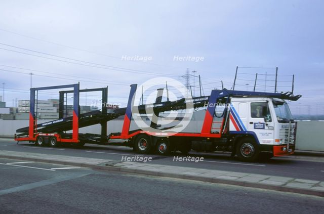 Volvo car transporter 1999. Artist: Unknown.