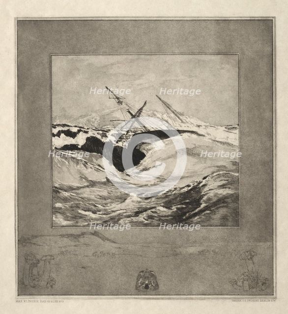 Vom Tode I, (Opus II, 1889) No. 3. Creator: Max Klinger (German, 1857-1920).