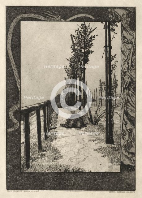 Vom Tode I, (Opus II, 1889) No. 4. Creator: Max Klinger (German, 1857-1920).