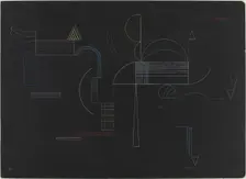 Von hier bis dort (From Here to There), 1933. Creator: Kandinsky, Wassily Vasilyevich (1866-1944)