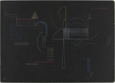 Von hier bis dort (From Here to There), 1933. Creator: Kandinsky, Wassily Vasilyevich (1866-1944)