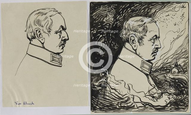 Von Kluck, 1914. Creator: Auguste Louis Lepère (French, 1849-1918).