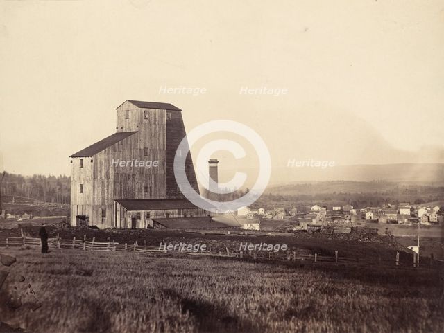 Von Storch Shaft, Del. & Hudson Canal Co., c. 1863-1865. Creator: Thomas H. Johnson.