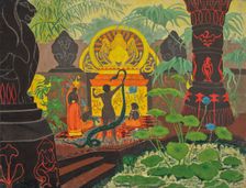Voodoo Temple or The Snake Charmer, 1901. Creator: Ranson, Paul Elie (1864-1909)