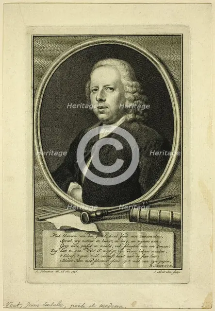 Voot, n.d. Creator: Jacobus Houbraken.