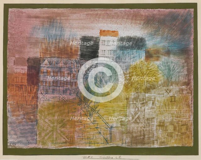 Vorfrühling in H. (Early Spring in H.) , 1925. Creator: Klee, Paul (1879-1940).