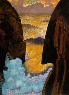 Vorhor, The Green Wave, about 1896-1897. Creator: Georges Lacombe