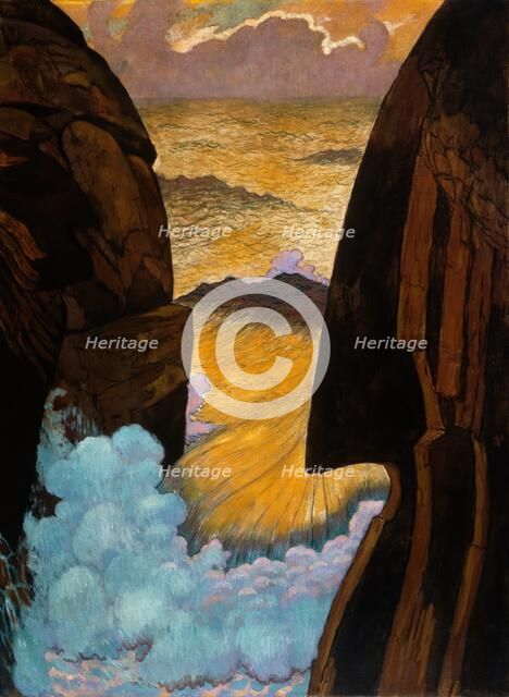 Vorhor, The Green Wave, about 1896-1897. Creator: Georges Lacombe.
