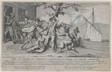 Va de Bon Coeur; Dédié aux Milords de l'Amirauté Anglaise par un Membre de Congrès América..., 1778. Creator: Richard Purcell