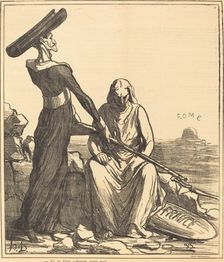 Va te faire achever pour moi, 1871. Creator: Honore Daumier