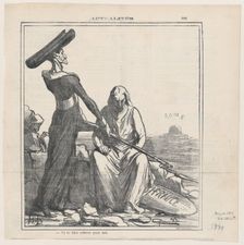 Va te faire achever pour moi, 1871. Creator: Honore Daumier
