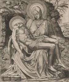 Vatican Pietà, 1566. Creator: Adamo Scultori