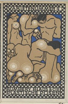 Vaudeville Act 4: Bumbery Blads & Cie, Plastic Poses (Varieténummer 4: Bumbery Blads & Cie..., 1907. Creator: Moritz Jung