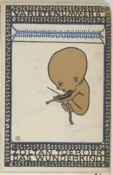 Vaudeville Act 6: Zoltan Toeroek, Child Prodigy (Varieténummer 6: Zoltan Toeroek, Das Wünd..., 1907. Creator: Moritz Jung