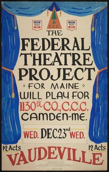 Vaudeville, Camden, ME, [193-]. Creator: Unknown