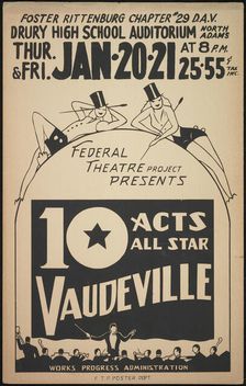 Vaudeville Revue, [193-]. Creator: Unknown