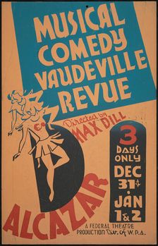 Vaudeville Revue, San Francisco, [193-]. Creator: Unknown