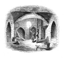 Vault beneath the Old House of Lords 1845