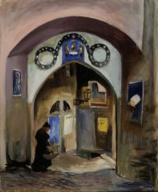 Vault in Semur, 1921. Creator: Yrjö Aleksander Ollila