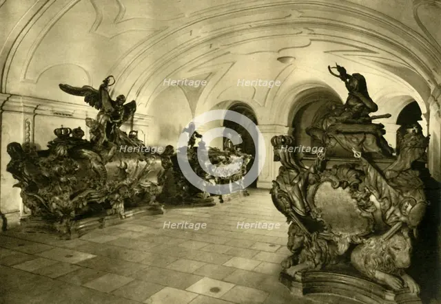 Vault of the Hapsburgs in the Capuchin Church, Vienna, Austria, c1935.  Creator: Unknown.