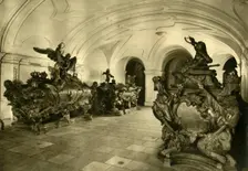 Vault of the Hapsburgs in the Capuchin Church, Vienna, Austria, c1935. Creator: Unknown