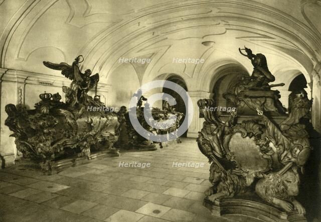 Vault of the Hapsburgs in the Capuchin Church, Vienna, Austria, c1935.  Creator: Unknown.
