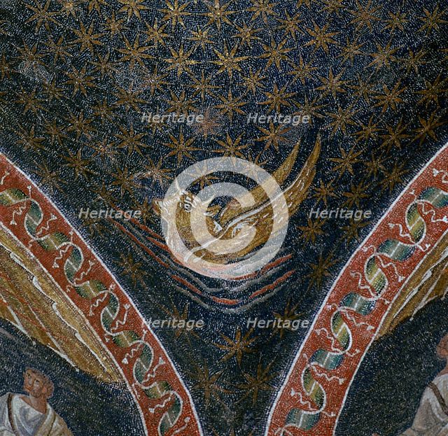 Vault mosaic from the Mausoleum of Galla Placida, 5th century. Artist: Unknown