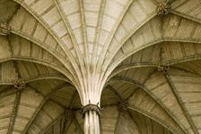 Vaulted ceiling of the chapter house of Westminster Abbey, London, 2009. Artist: Historic England Staff Photographer