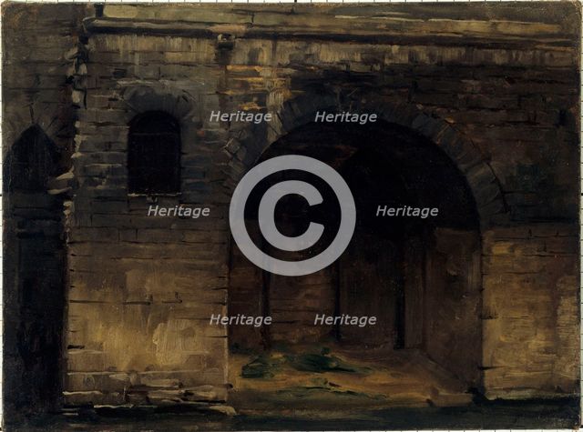 Vaults of the Hotel-Dieu in 1874, (1874). Creator: Lucien Etienne Melingue.