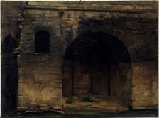 Vaults of the Hotel-Dieu in 1874, (1874). Creator: Lucien Etienne Melingue