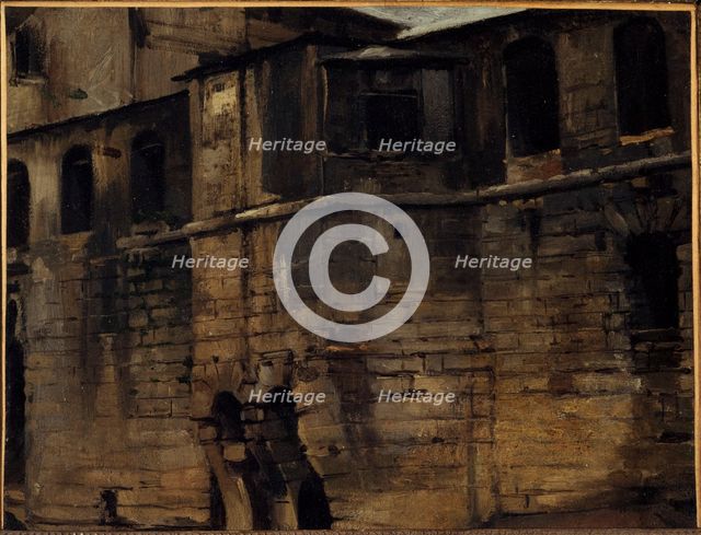 Vaults of the Hotel-Dieu in 1874, (1874). Creator: Lucien Etienne Melingue.