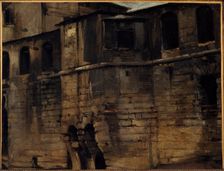 Vaults of the Hotel-Dieu in 1874, (1874). Creator: Lucien Etienne Melingue
