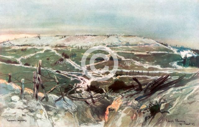'Vauquois', 29th August 1915, (1926).Artist: Francois Flameng