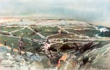 Vauquois 29th August 1915, (1926).Artist: Francois Flameng