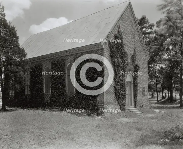 Vauter's Church, Loretto vic., Essex County, Virginia, 1930. Creator: Frances Benjamin Johnston.