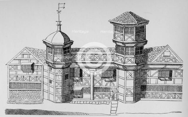 'Vaux Hall Manor House', c1813, (1912). Artist: Unknown.