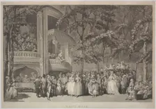 Vaux-hall, June 28, 1785., June 28, 1785. Creators: Robert Pollard, Francis Jukes