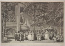 Vaux-hall, June 28, 1785., June 28, 1785. Creators: Robert Pollard, Francis Jukes