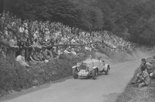 Vauxhall 30/98 competing in the MAC Shelsley Walsh Hill Climb, Worcestershire, 1932. Artist: Bill Brunell