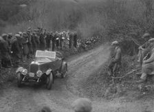 Vauxhall 30/98 of E Long competing in the MCC Lands End Trial, 1935. Artist: Bill Brunell