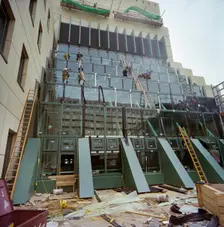 Vauxhall Cross, Albert Embankment, Vauxhall, Lambeth, London, 27/03/1992. Creator: John Laing plc