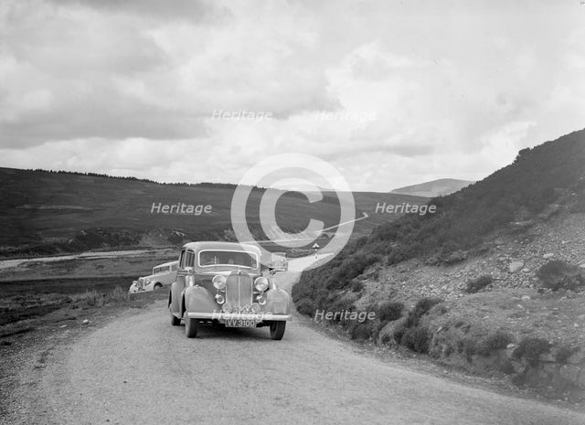 Vauxhall Big Six saloon of WT Grose, RSAC Scottish Rally, 1933. Artist: Bill Brunell.