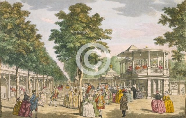 Vauxhall Gardens, Lambeth, 18th century. Creator: Unknown.