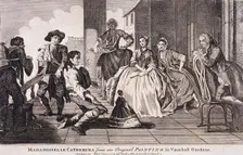 Vauxhall Gardens, Lambeth, c1745. Artist: Anon