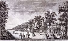 Vauxhall Gardens, Lambeth, London, c1752. Artist: Edward Rooker